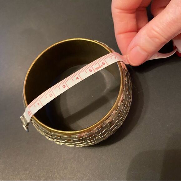 Chunky Braided Tricolour Bracelet  - Picture 6 of 8